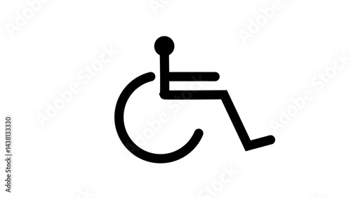 Disabled handicap icon . Disabled wheelchair icon