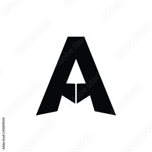 Logo featuring the letter 'A' with an upward arrow