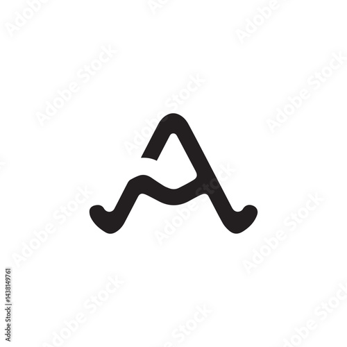 Creative Letter A Monogram Logo Design