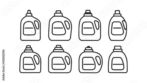 Detergent line art