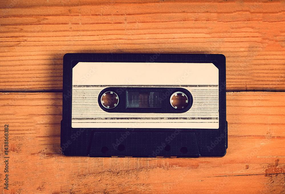Old Audio Tape Cassette