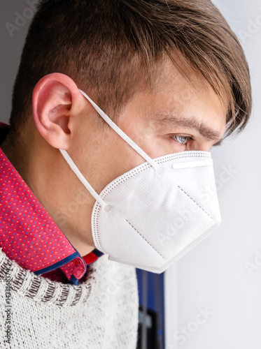 Man in the Flu Mask