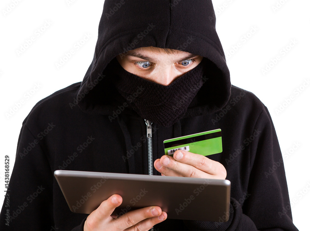 Hacker with a Bank Card