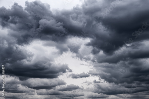 Obraz na płótnie Dramatic Storm Clouds Background w salonie