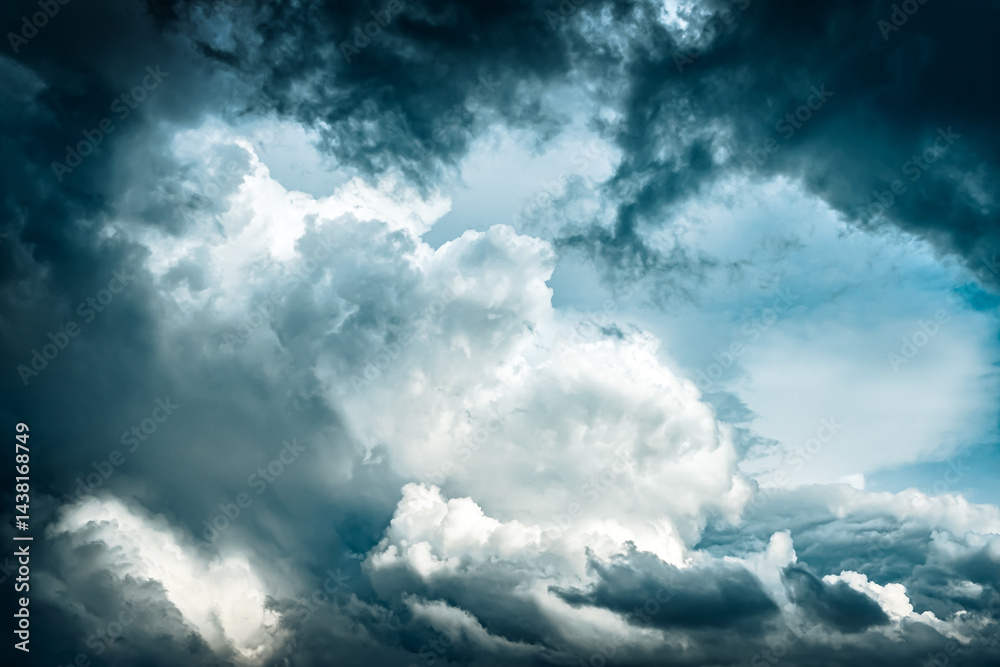 Dramatic Storm Clouds Background