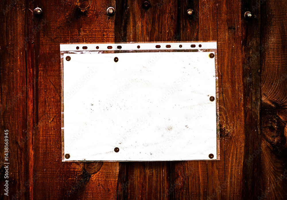 Empty Old Paper