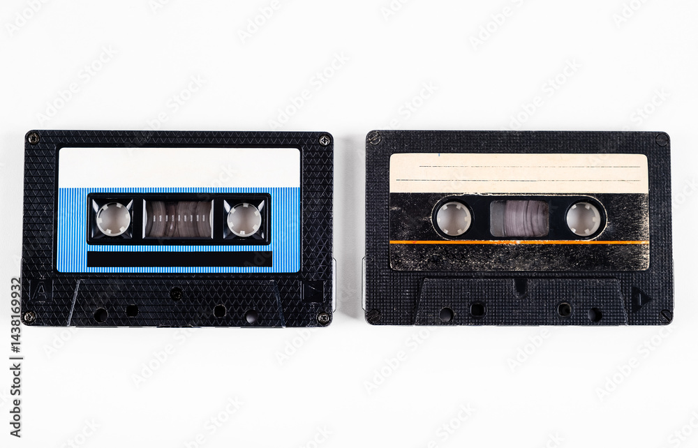 Audio Cassettes closeup