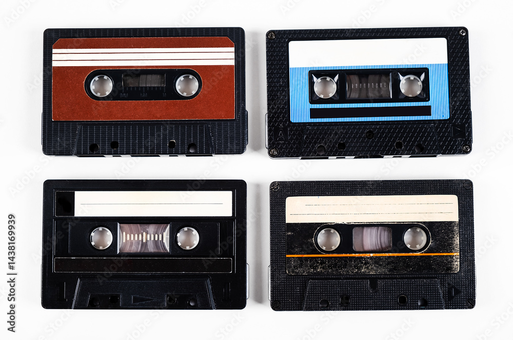 Audio Cassettes closeup
