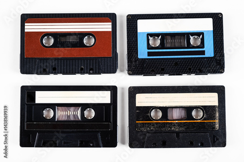 Audio Cassettes closeup