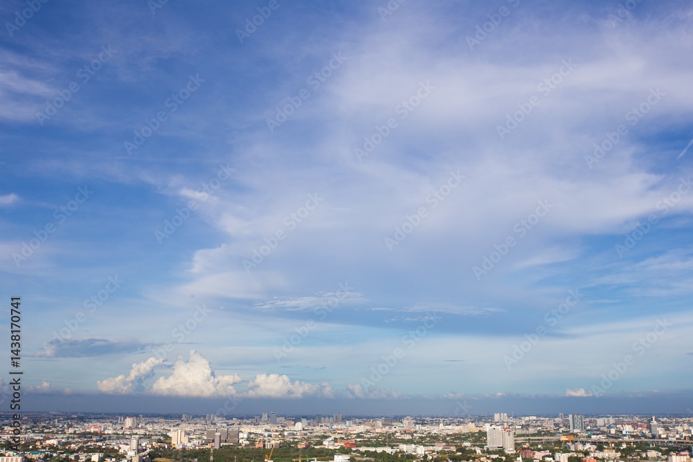 bangkok skyline at daytime