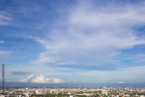 bangkok skyline at daytime