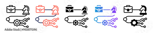 Digital Transformation multiple icon