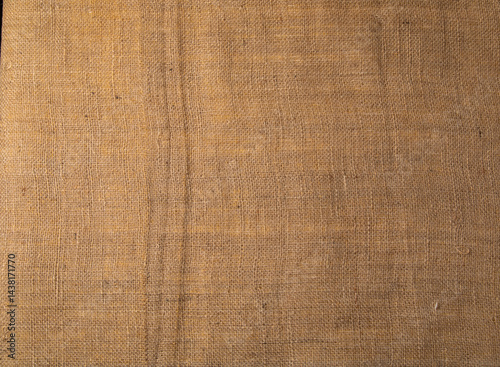 Obraz na płótnie Top view Background texture of cotton woven fabric w salonie