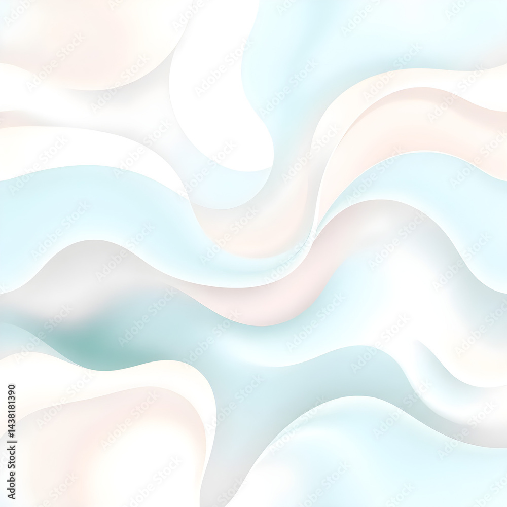 Obraz premium Seamless Abstract Background - mint and white for desktop backgrounds