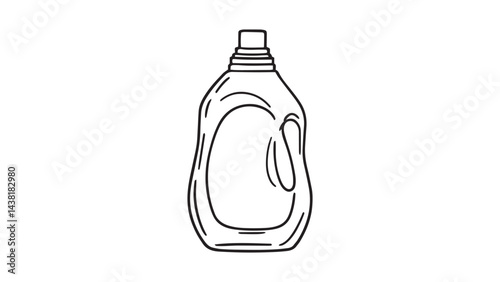 Fabric softener line art
