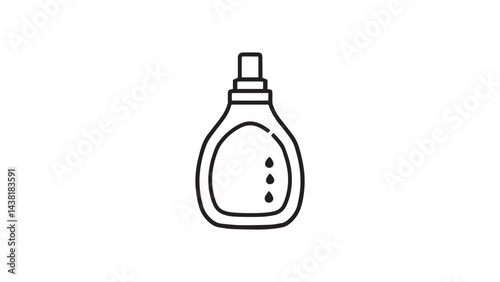 Fabric softener line art