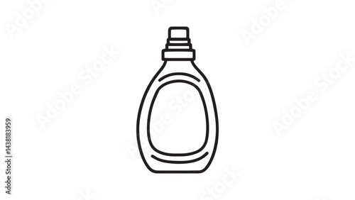 Fabric softener line art
