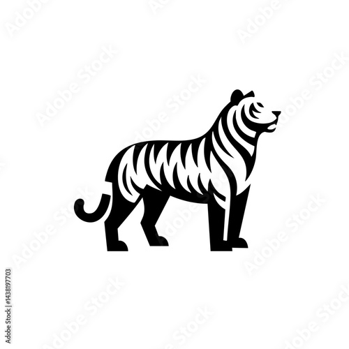 Malayan Tiger Symbol Icon Logo