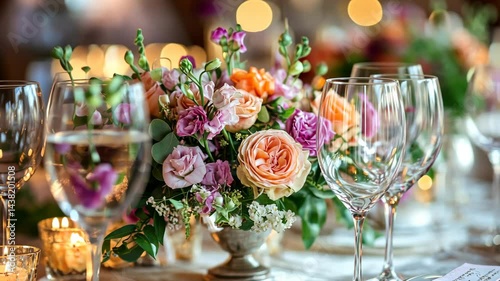 planner designing elegant decor for reception, luxurious indoor venue, artistic and meticulous approach, professional expertise in event design, seamless coordination