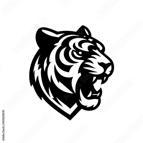 Malayan Tiger Symbol Icon Logo