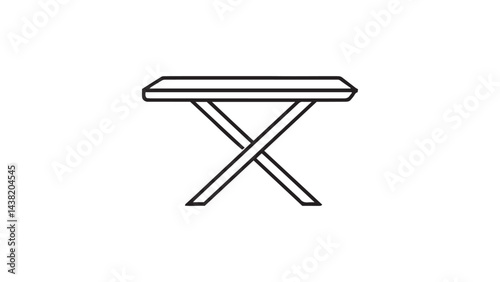 Ironing board line art