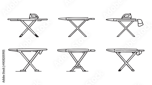 Ironing board line art