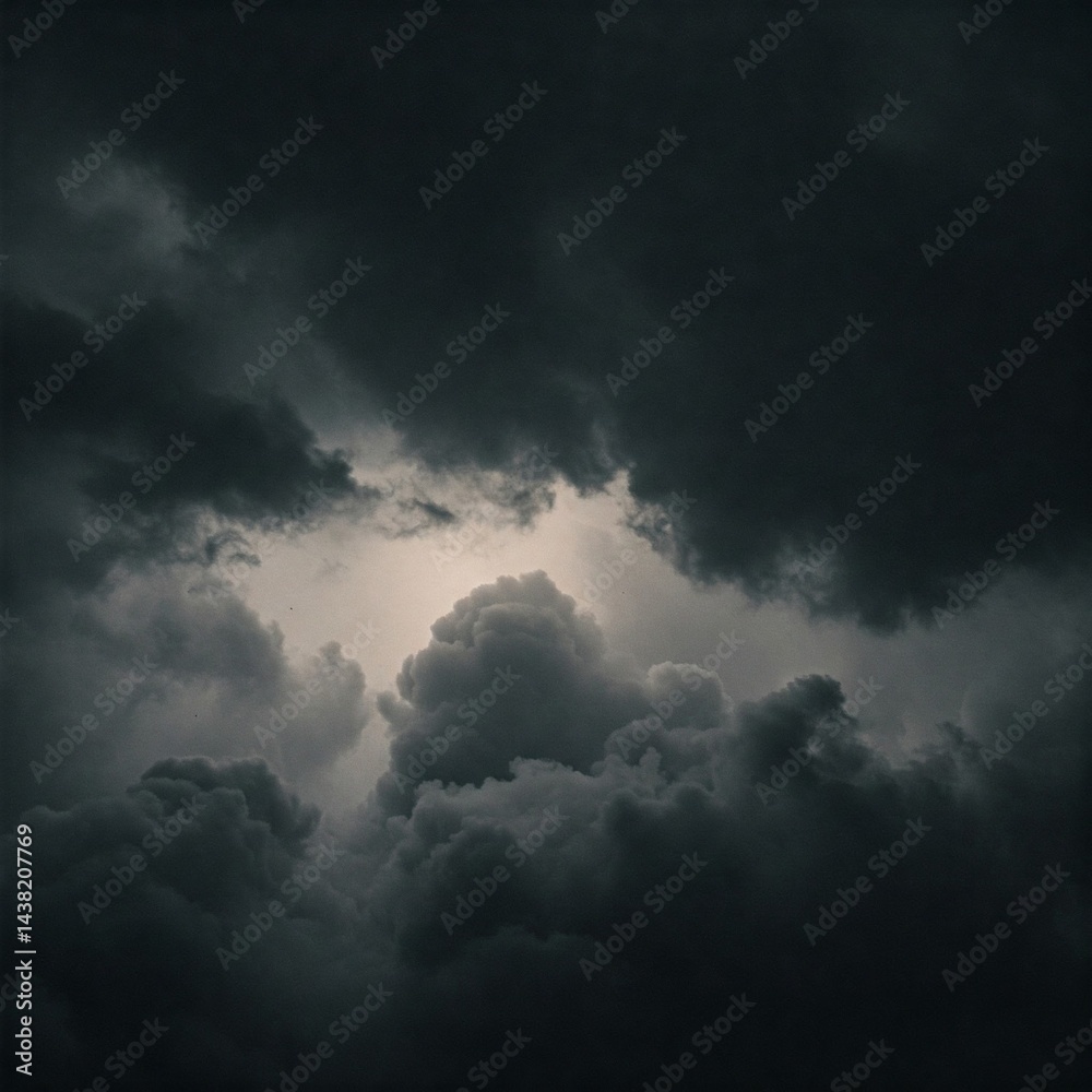 Obraz premium dark stormy clouds