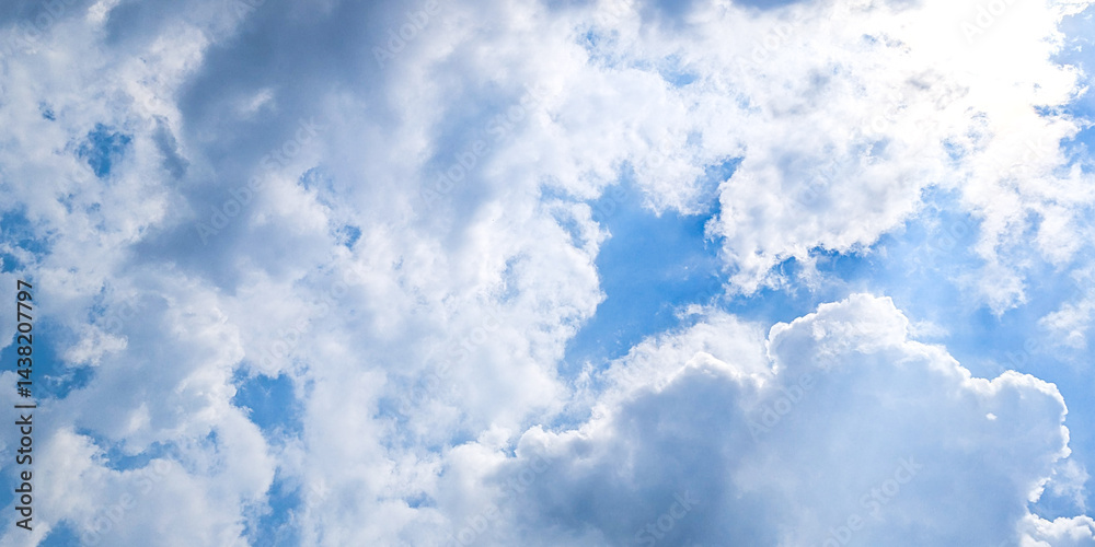 Obraz premium blue sky with clouds