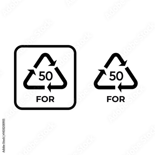 50 F0R ICON VECTOR