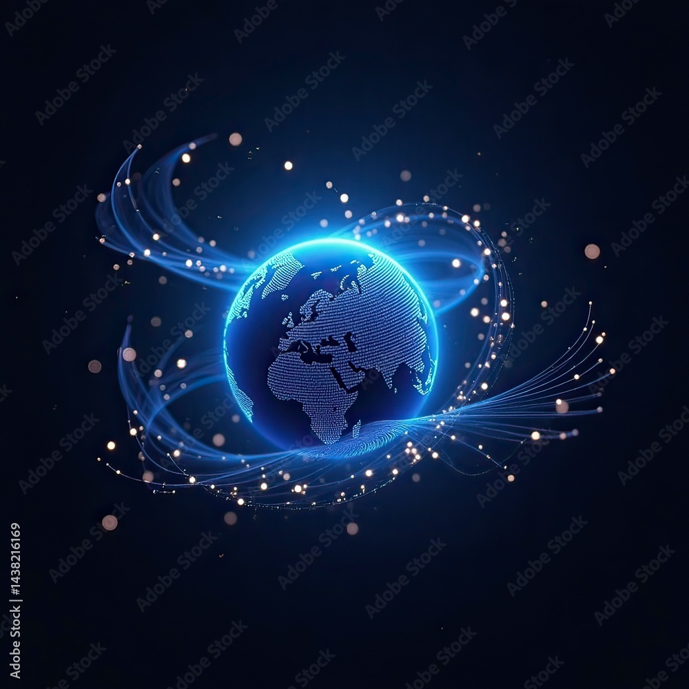 Fototapeta premium planet earth in space