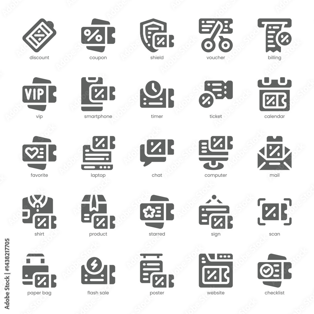Coupon Icon pack for your website, mobile, presentation, and logo design. Coupon Icon solid design. Vector graphics illustration and editable stroke. Coupon Icon pack for your website, mobile, presentation, and logo design. Coupon Icon solid design. Vector graphics illustration and editable stroke.