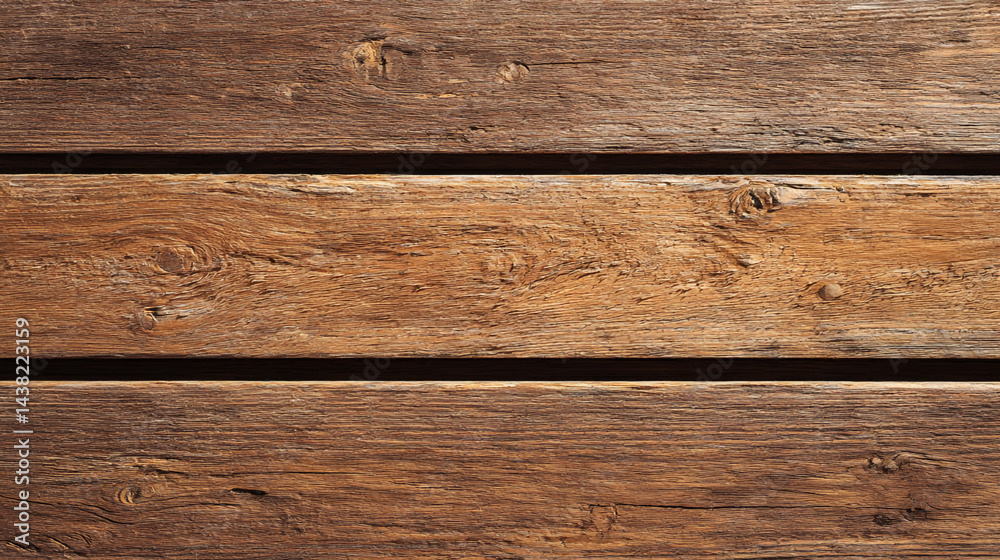 Fototapeta premium Rustic wood texture background for design vintage wooden planks surface material old brown grain pattern