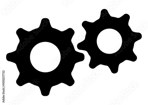 An Icon Representing the Driving Force Behind Power and Work Efficiency.