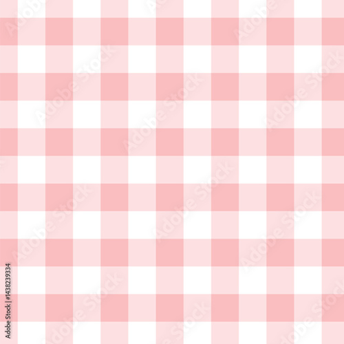 Pastel color gingham check seamless pattern design