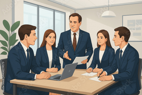 business people in a meeting