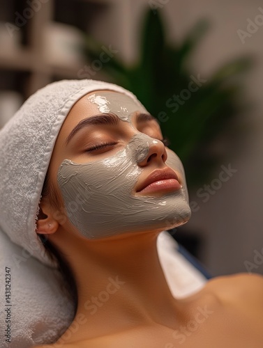 Relaxing facial mask treatment (2)