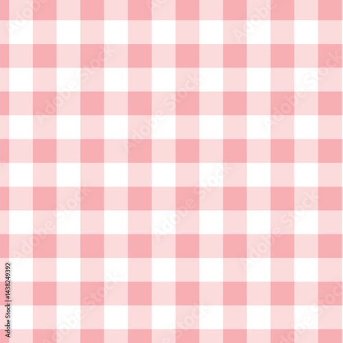 Pastel color gingham check seamless pattern design