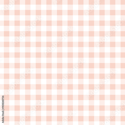 Pastel color gingham check seamless pattern design