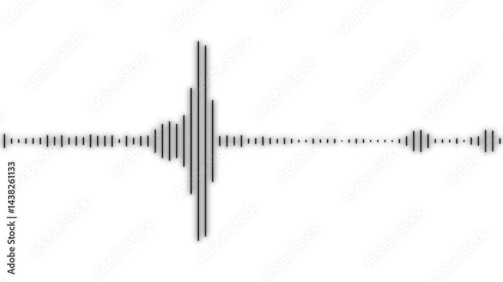 Colorful cyan Sound Bar On Black Background, Musical Waves Equalizer, Pulsating Element Of Sound Design For Digital Studio Animated white audio bar spectrum Isolated on transparent background
