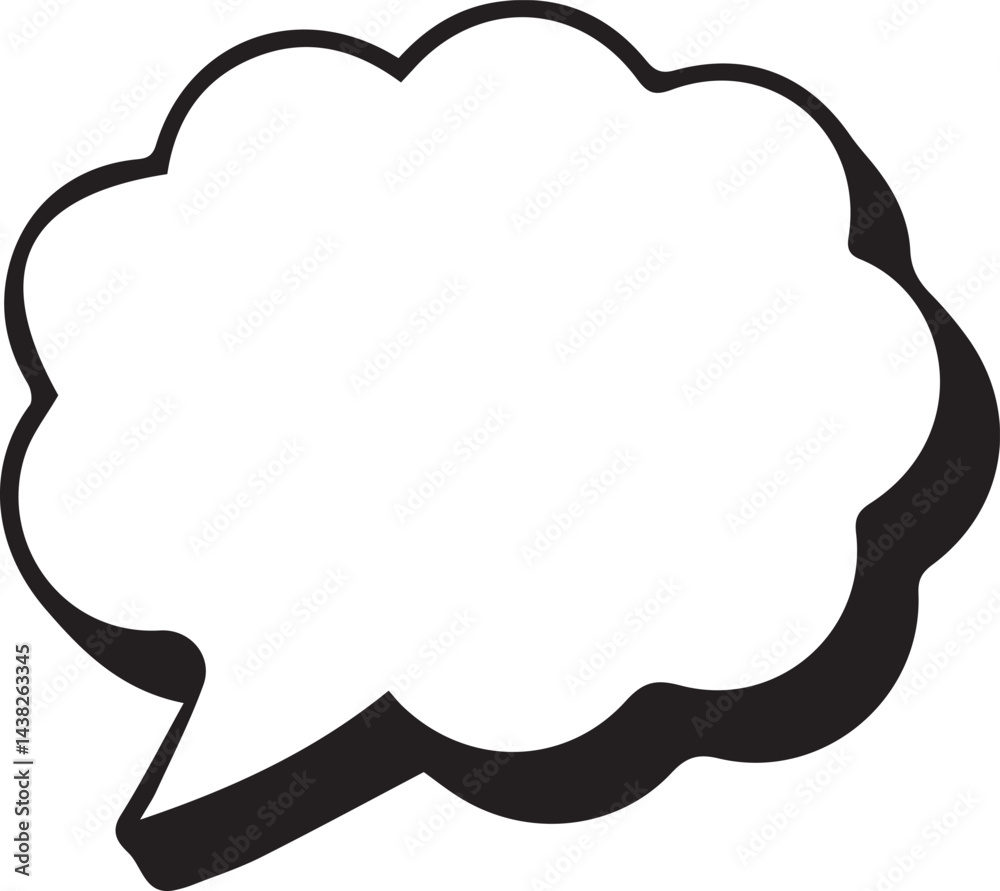 speech bubble message isolated icon vector illustration designiconic thick contour speech bubble message isolated icon vector illustration designiconic thick contour