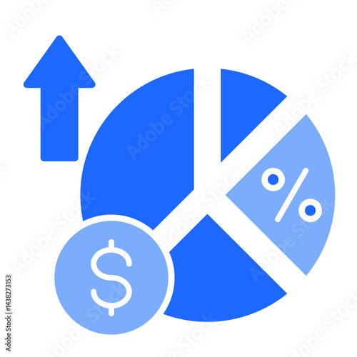 Margin Analysis  Icon Element For Design	