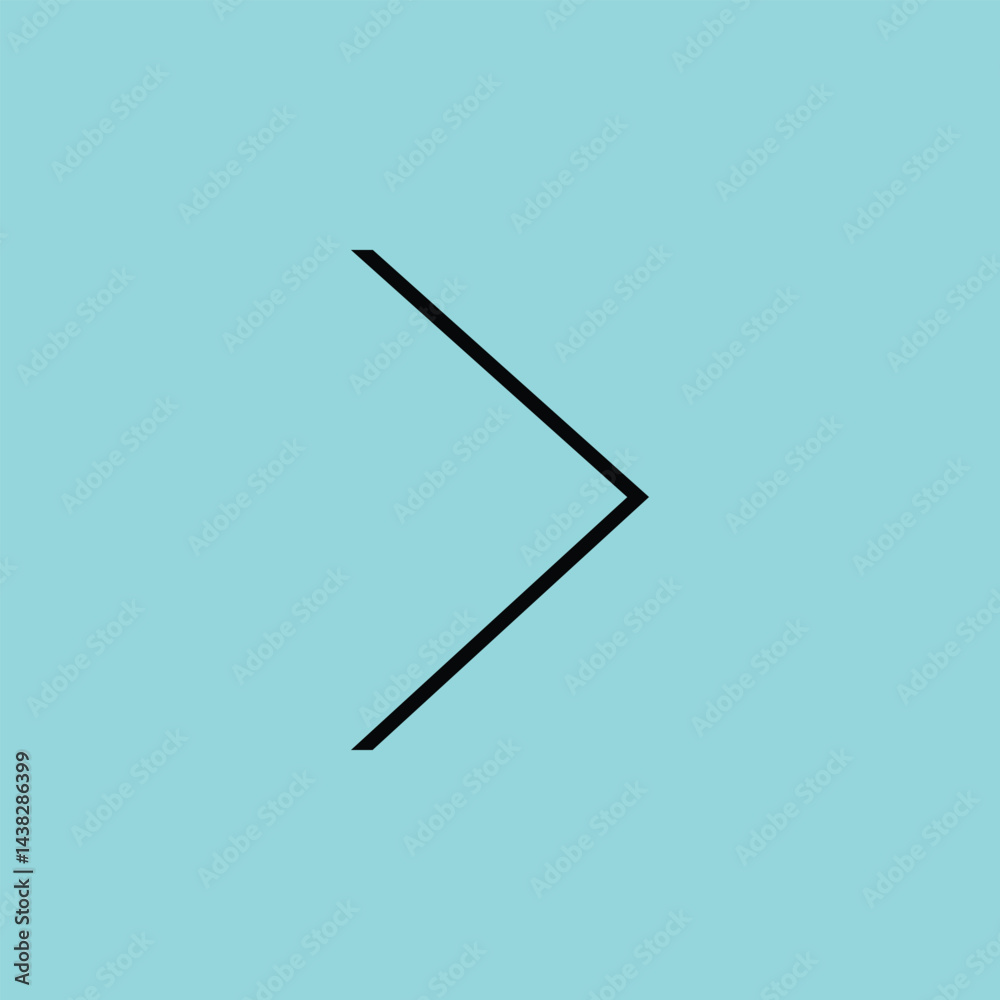 Simple Thin Line Right Arrow Vector Simple Thin Line Right Arrow Vector