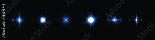 glowing neon transparent light flare background design