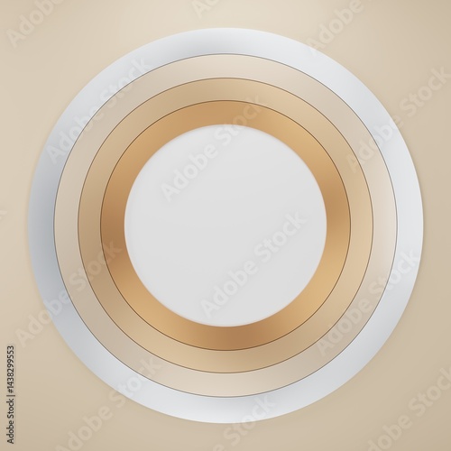 3D rendering simple product background