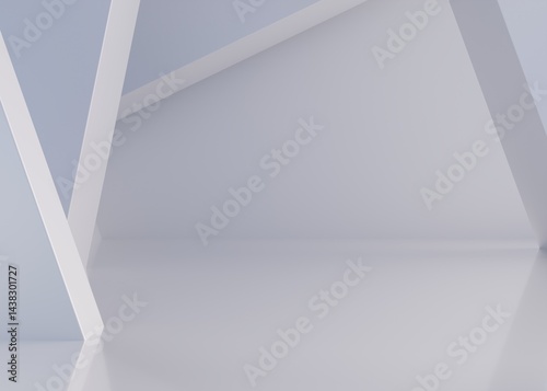 3D rendering simple product background