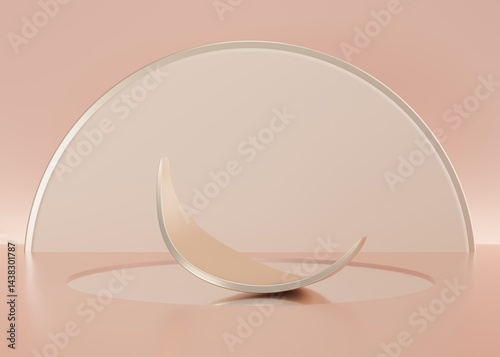 3D rendering simple product background