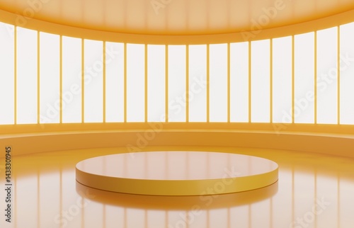 3D rendering simple product background