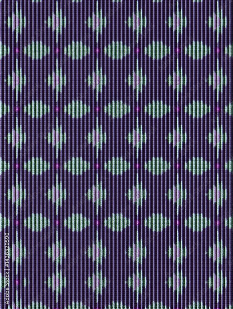 Purple Green Symmetry Geometric Ethnic Seamless Pattern Purple Green Symmetry Geometric Ethnic Seamless Pattern
