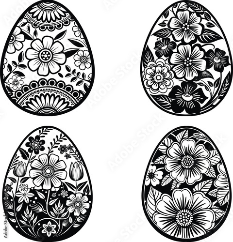 Floral Easter Egg
