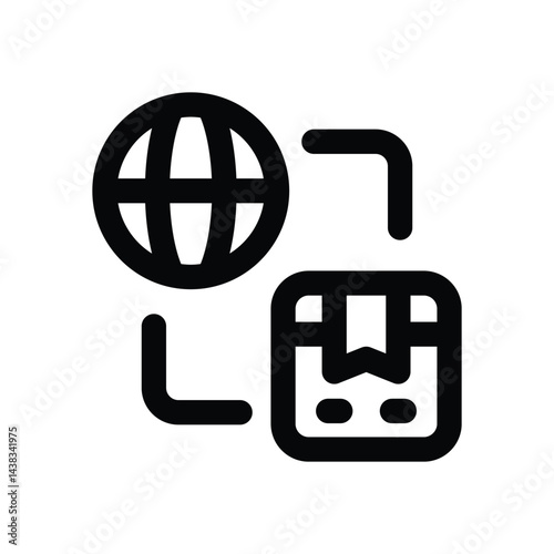 import line icon. Clean and minimalist vector icon for websites, mobile apps, presentations, and logos. Fully scalable and customizable for any project.